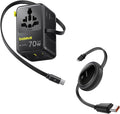 Baseus 70W Universal Travel Adapter and Baseus 100W Retractable USB C Cable by Baseus