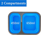 2 Compartments Collapsible Airtight Bento Box - Image 7