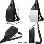 Waterproof Sling Bags Mens Shoulder Crossbody Backpack - Image 6