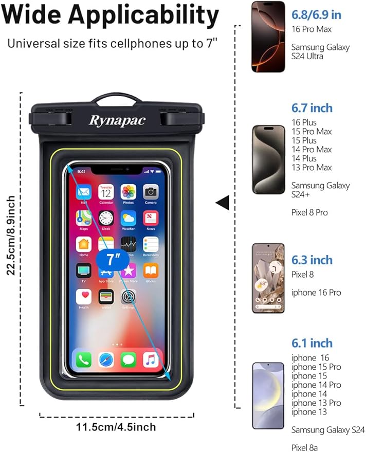 IP68 Waterproof Phone Pouch, Floating Waterproof Phone Case - Image 6