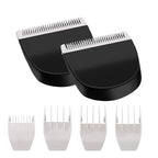 2 Pack Professional Peanut Clipper/Trimmer Snap On Replacement Blades #2068-300 - Compatible with Wahl Peanut Hair Clipper/Trimmer, Black