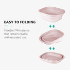 2 Pack Collapsible Wash Basin Set, Foldable Dish Tub, Small Medium Portable Sink - Image 6