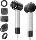 PLUZZ Pro Professional Hair Dryer with 3M Power Cord, 140,000 RPM Brushless Motor High-Speed, 500M Negative Ions, Quiet & Lightweight, Diffuser & Holders Attachments – Salon/Home Use