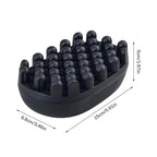 Curling Twisted Hair Brush, 1pc Twist Styler Brush Washable Hair Sponge Brush Afro Braid Dreadlocks Comb for Home and Salon Use Black