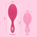 Wet Brush Original Detangler Hair Brush, Pink Frost - Ultra-Soft IntelliFlex Bristles - Detangling Brush Glides Through Tangles For All Hair Types (Wet Dry & Damaged Hair) - Women & Men
