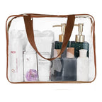 6Pcs Crystal Clear PVC Travel Toiletry Bag Kit - Image 7
