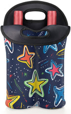 Neoprene Wine Tote, Bottle Carrier Gag Insulating Neoprene Thicker, Insulated - Image 5