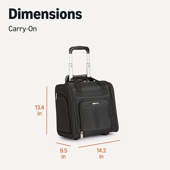 Amazon Basics Underseat Carry On Luggage - Image 7
