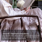 LUXOME Lightweight Blanket | 100% Rayon from Bamboo Fabric & Fill | Full/Queen - Image 5