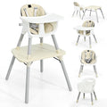 HONEY JOY 5-in-1 High Chair, Convertible Highchair by HONEYJOY