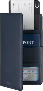 VULKIT Passport Holder Wallet RFID Blocking Travel Wallet by VULKIT