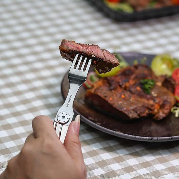 Roxon C2 Camping Utensil 2 in 1 Detachable Folding Cutlery - Image 8