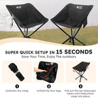 Small Camping Chair, Compact Folding Camping Chair - Image 5