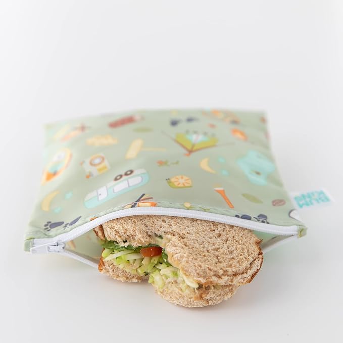 Bumkins Reusable Sandwich and Snack Bags, - Image 2
