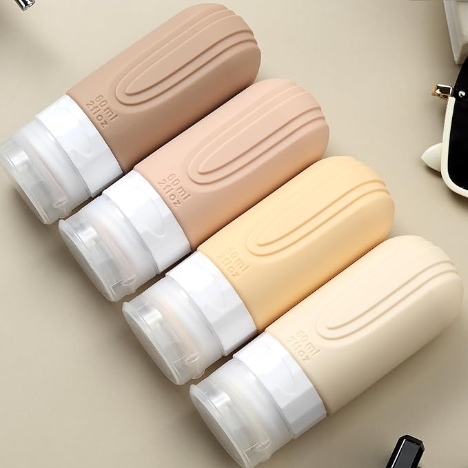 Travel Bottles for Toiletries, Tsa Approved 2oz Travel size Bottles, BPA Free - Image 6