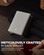 Jenoss Smart Wallet For Men & Women: Full Grain Leather, Handcrafted, Slide - Image 4