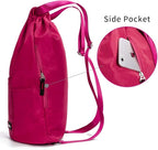 ZOORON Waterproof Drawstring Gym Backpack Bag - Image 2