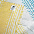 Cotton Turkish Beach Towels (39 x 72 inch ( Beach towel - 4 PACK ) / Yellow Blue)