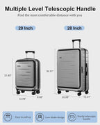 Luggage Sets 2 Pieces, 20 Inch Carry On Luggage and Expandable 28 Inch Checked - Image 8