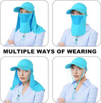 Foldable Sun Cap, Fishing Hats, UPF 50+ Protection Caps - Image 4