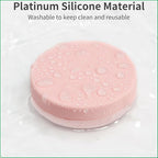 2 Pack Small Pill Box, 3 Compartment Round Silicone Travel Pill Box - Image 5