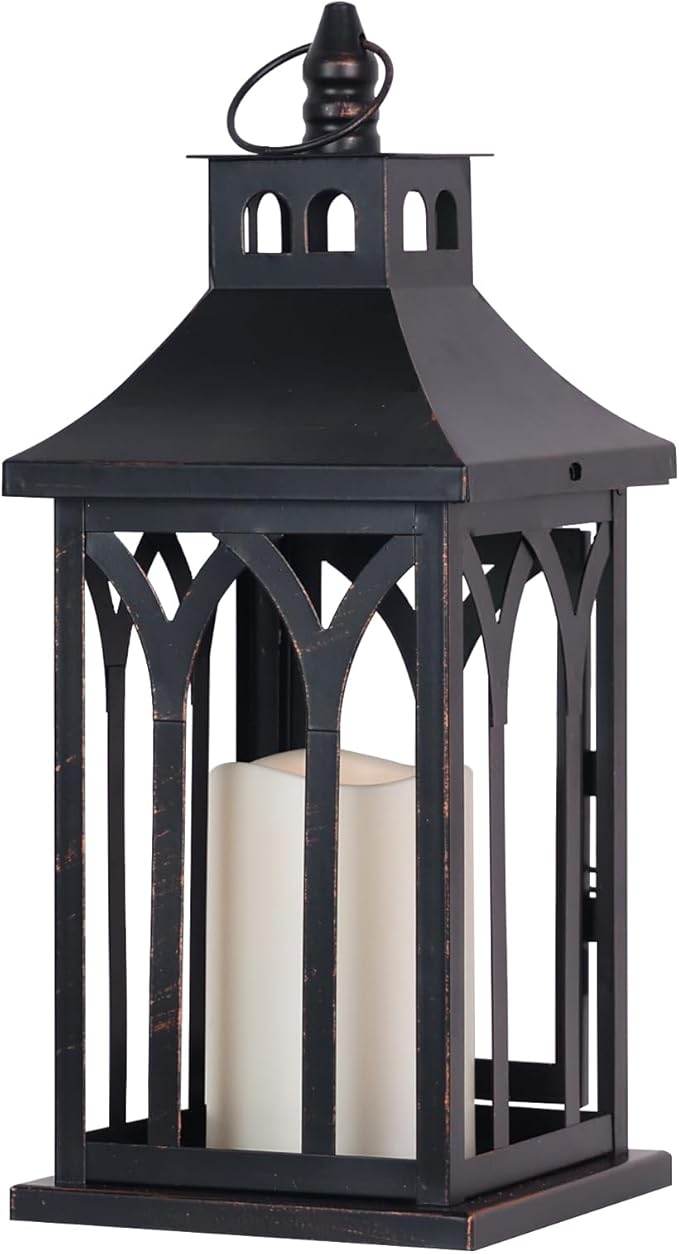 DECORKEY Decorations for Home, Decorative Led Candle Lantern Indoor Outdoor by DECORKEY