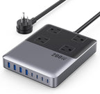 12-in-1 Charging Station USB-C Power Strip by Kioson