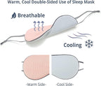 Sleeping Mask 2 Pack, Cool Double-Sided Use of Sleep Mask, Super Soft Blindfold - Image 2