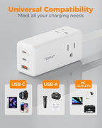 TESSAN USB Charging Station PD 65W, USB C Charger Blocks - Image 6
