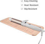 Silicone Travel Mat Pouch for Hair Straightener, Crimping Iron, Curling Wand, Flat Iron, and Styling Tools