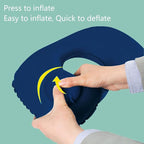 Inflatable Travel Pillow for Sleeping Airplane - Image 4
