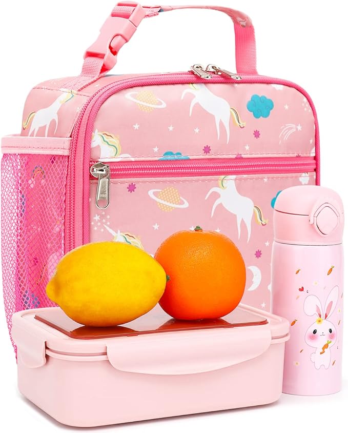 FlowFly Kids Lunch box Insulated Soft Bag Mini Cooler Back to School Thermal - Image 6