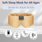 Joythink Sleep Headphones Bluetooth Sleep Mask Silk Headband Earphones - Image 3