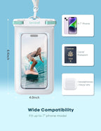 Lamicall 2 Pack Green White Cell Phone Bag, - Image 6