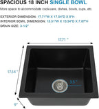 18 Granite Composite Bar Sink - Image 5