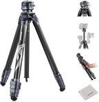NEEWER LITETRIP LT32 Camera Travel Tripod, Carbon Fiber Portable Stand by Neewer