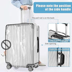 Yotako Clear PVC Suitcase Cover Protectors 32 Inch Luggage Cover - Image 2