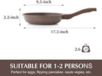 SENSARTE Nonstick Frying Pan Skillet, Non Stick Omelette Pan, Healthy Stone - Image 6