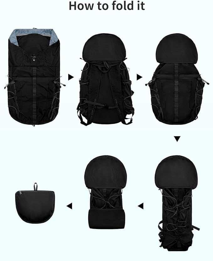 Blue Quartz Hiking Backpack 30L Lightweight Packable Backpack - Image 9