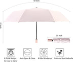 BAODINI Small UV Protection Travel Umbrella Compact - Image 6