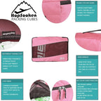 5 Set Packing Cubes for Travel Large Suitcase Luggage Organizer Bags Travel - Image 6