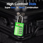 SURE LOCK TSA Approved 4-Digit Resettable Combination Luggage Locks - Image 7