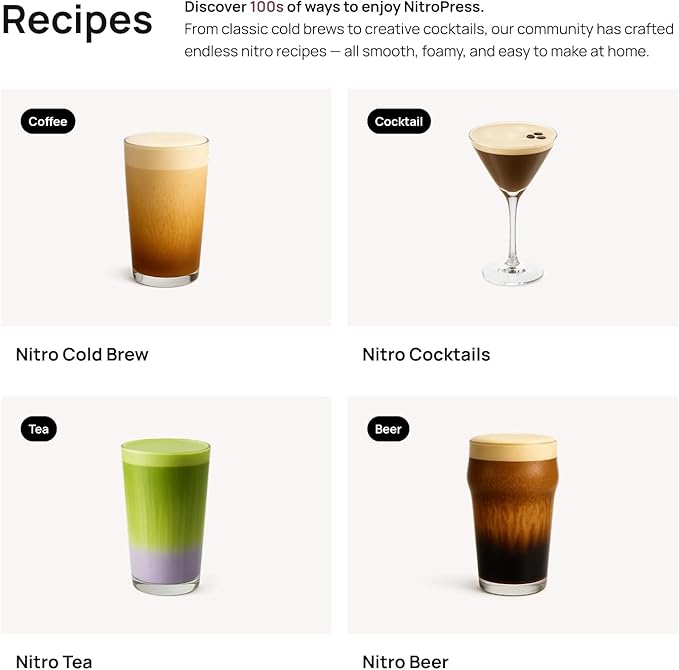 NitroPress Nitro Cold Brew Maker and Dispenser | At-Home Nitro Coffee Maker - Image 6