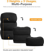 Sunany Inflatable Foot Rest Pillow, Adults Airplane Travel Pillow-Adjustable - Image 3