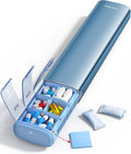 Vaydeer 7 Day Weekly Pill Organizer, Metal Travel Pill Case, Large Capacity by Vaydeer