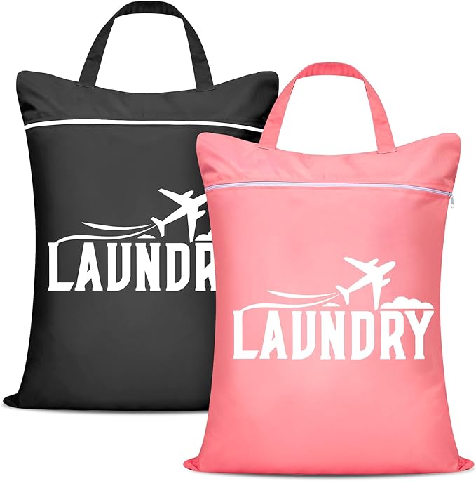 Fiodrimy 2 Pcs Large Travel Laundry Bags by Fiodrimy