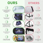iknoe Large Foldable Cooler Bag, 8.5L Insulated Lunch Bag, Leakproof Lunch - Image 3