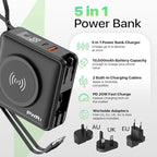 PWR Travel PRO 5-in-1 Power Bank – 10, 000mAh - Image 2