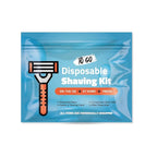 Shaving Kit with Razor, Shaving Cream, Washcloth & Aftershave Wipe – Men’s by KitUSafe