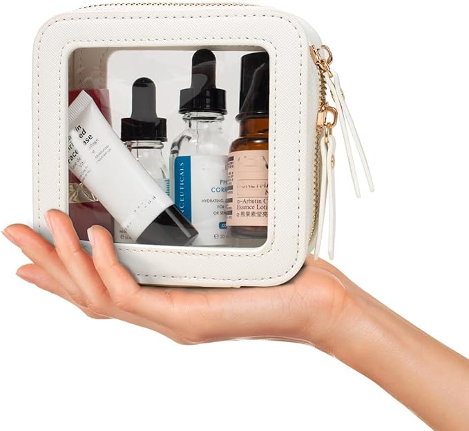 Travel Clear Makeup Bag Set, TSA Approved Cosmetic Bag Case - Image 6